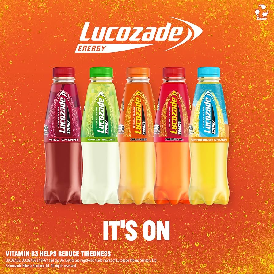 Lucozade Energy 500ml Bottle Various Flavours