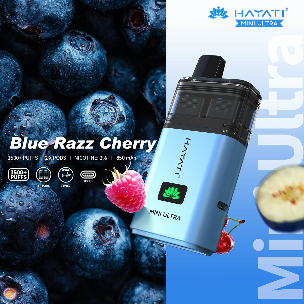 Hayati Mini Ultra Rechargeable Vape Pod (Pack of 5)