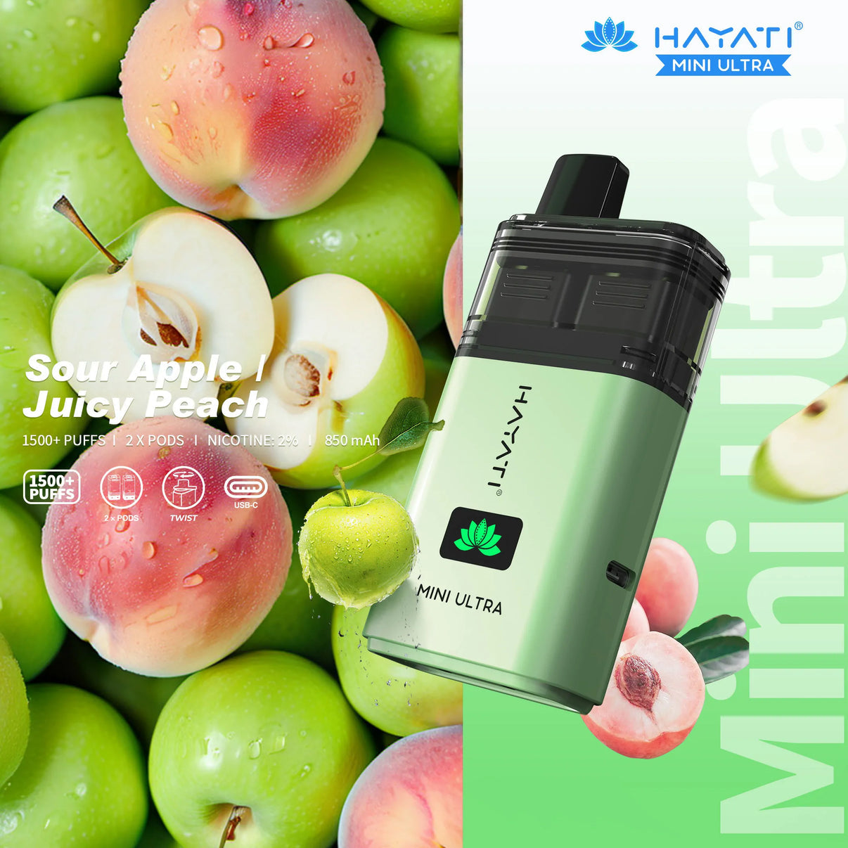 Hayati Mini Ultra Rechargeable Vape Pod (Pack of 5)