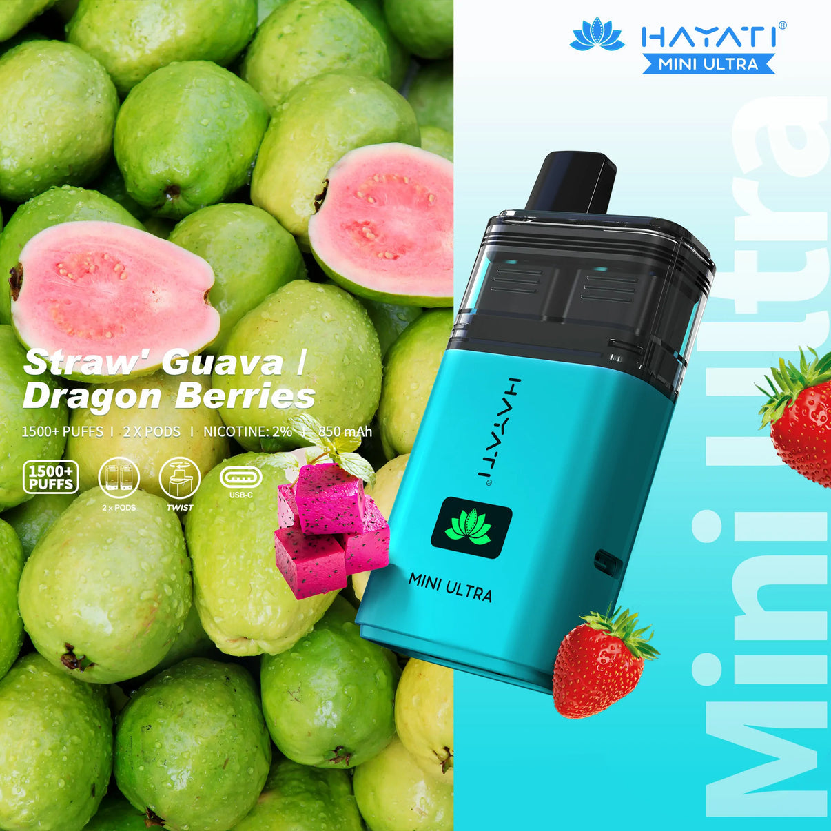 Hayati Mini Ultra Rechargeable Vape Pod (Pack of 5)