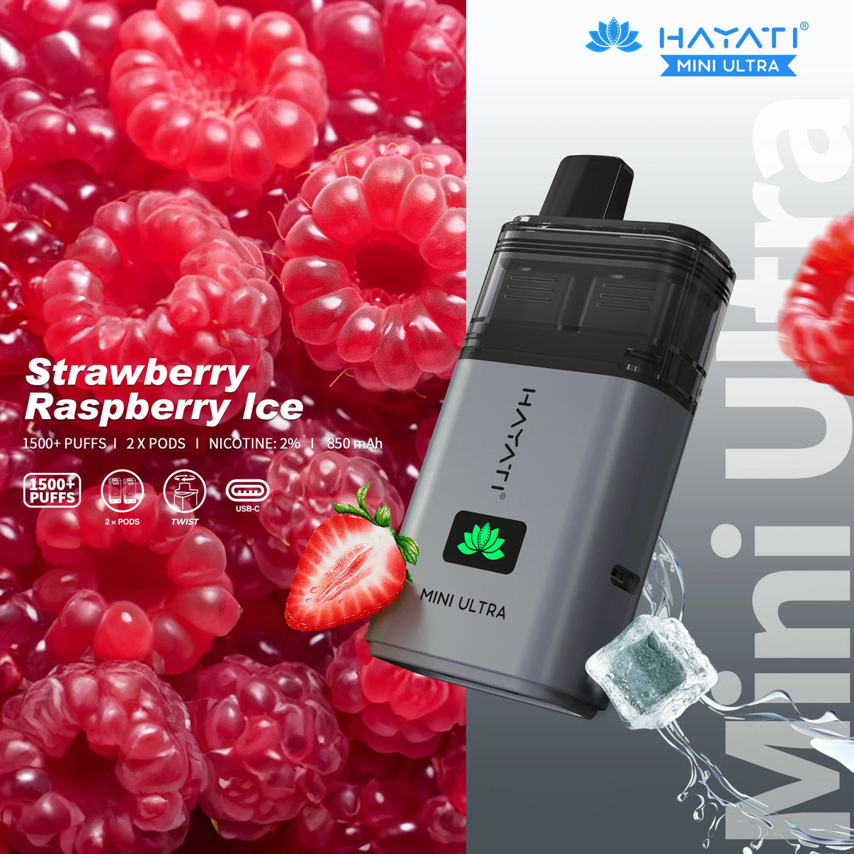 Hayati Mini Ultra Rechargeable Vape Pod (Pack of 5)