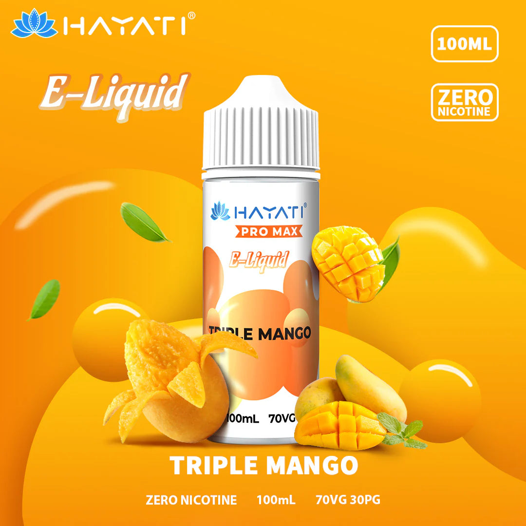 Hayati Pro Max E-Liquid 100ml Shortfill Zero Nicotine