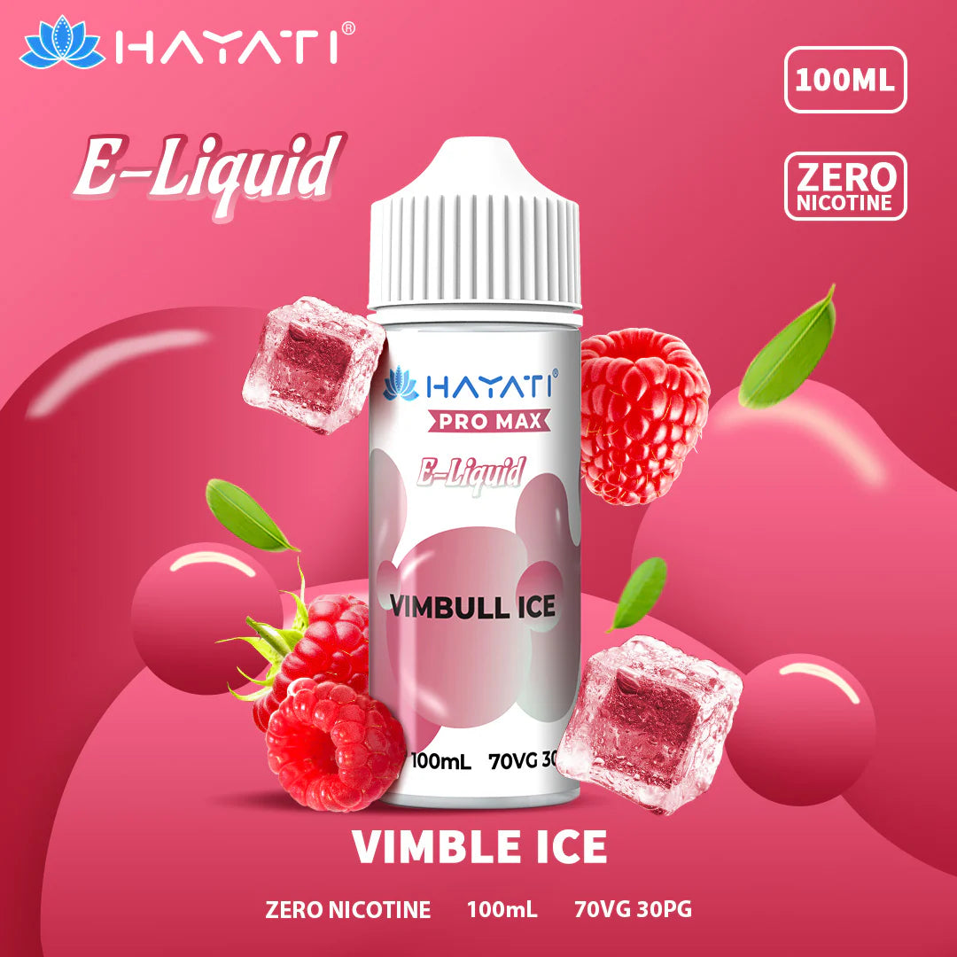 Hayati Pro Max E-Liquid 100ml Shortfill Zero Nicotine