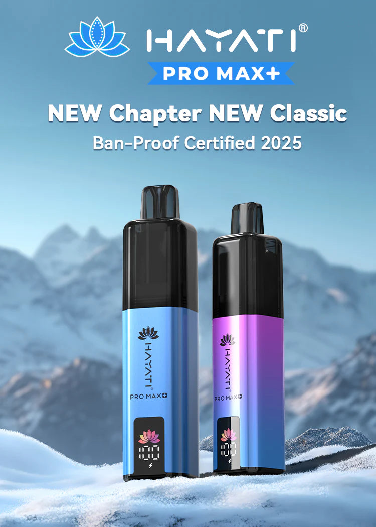 Hayati Pro Max+ 6000 Puffs Rechargeable Vape Pod (Pack of 5)