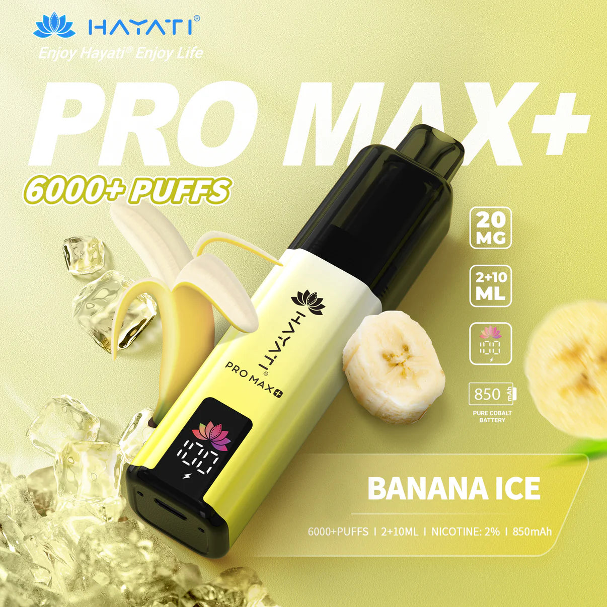 Hayati Pro Max+ 6000 Puffs Rechargeable Vape Pod (Pack of 5)