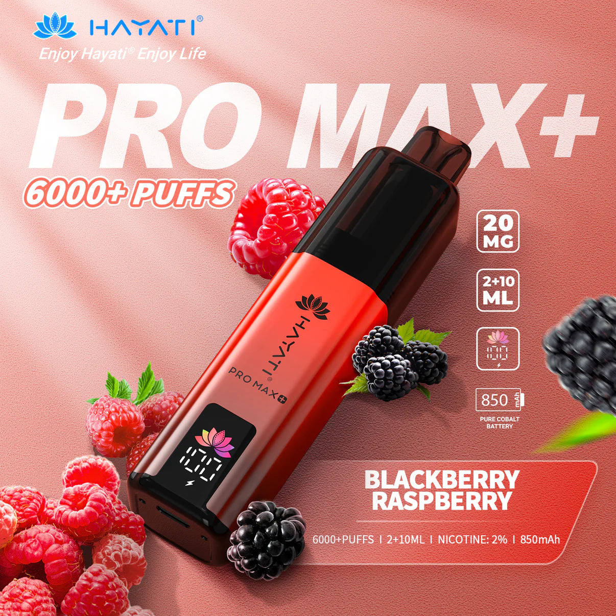 Hayati Pro Max+ 6000 Puffs Rechargeable Vape Pod (Pack of 5)