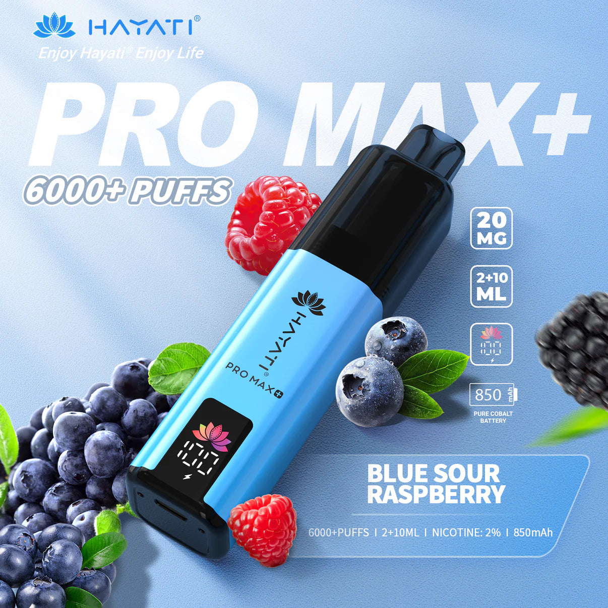 Hayati Pro Max+ 6000 Puffs Rechargeable Vape Pod (Pack of 5)