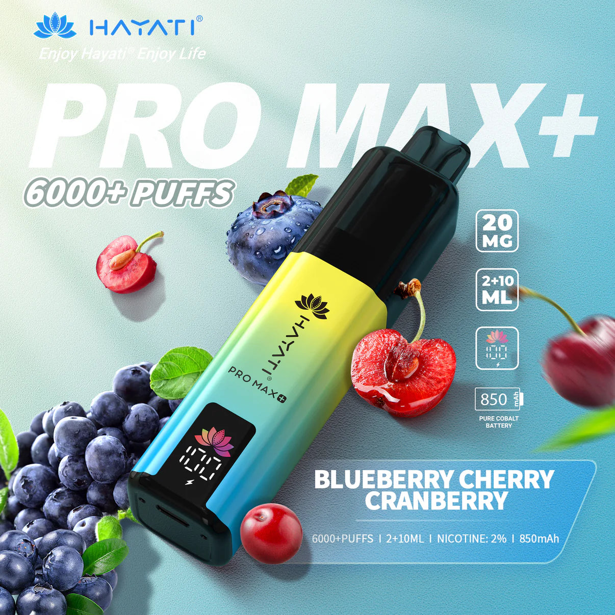 Hayati Pro Max+ 6000 Puffs Rechargeable Vape Pod (Pack of 5)