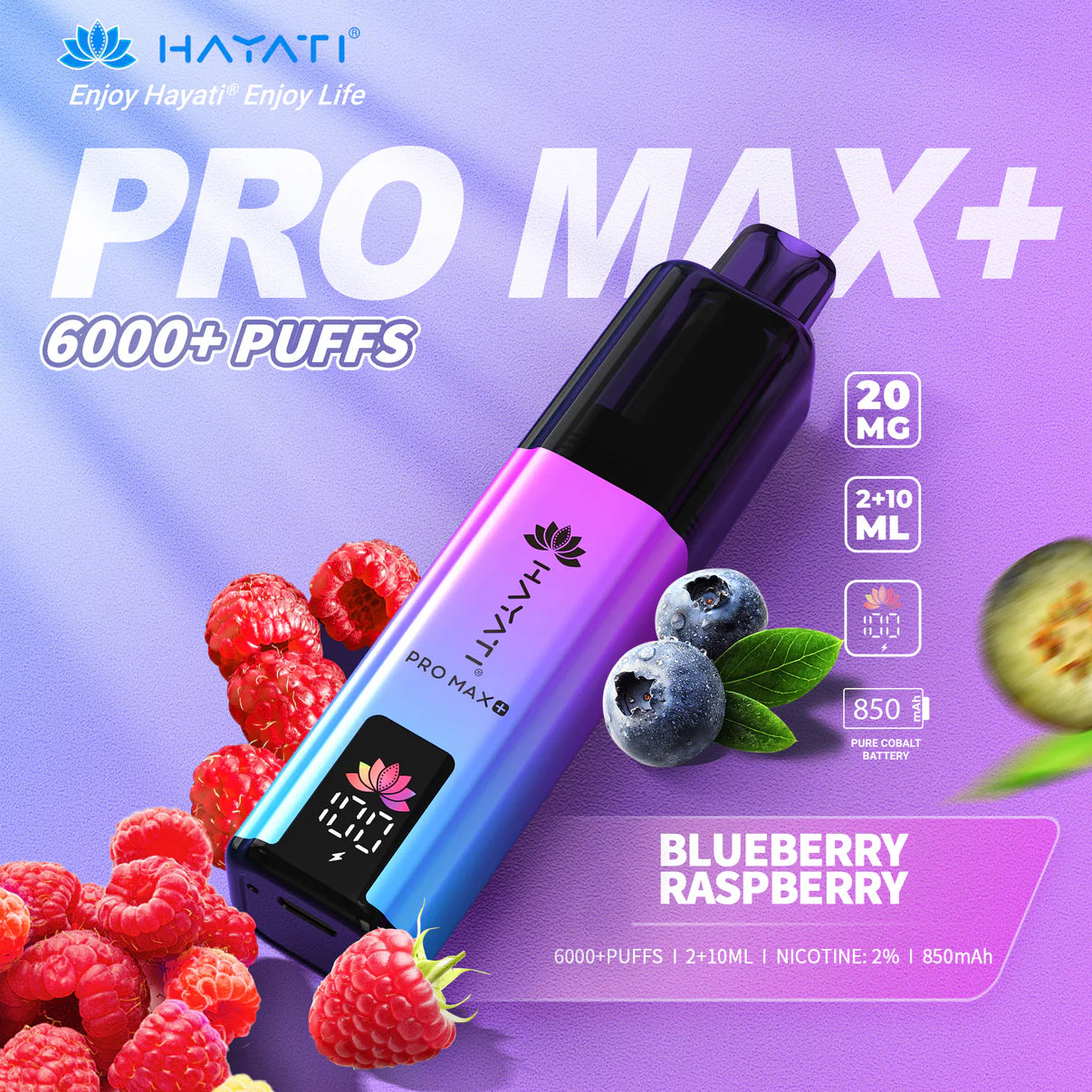 Hayati Pro Max+ 6000 Puffs Rechargeable Vape Pod (Pack of 5)