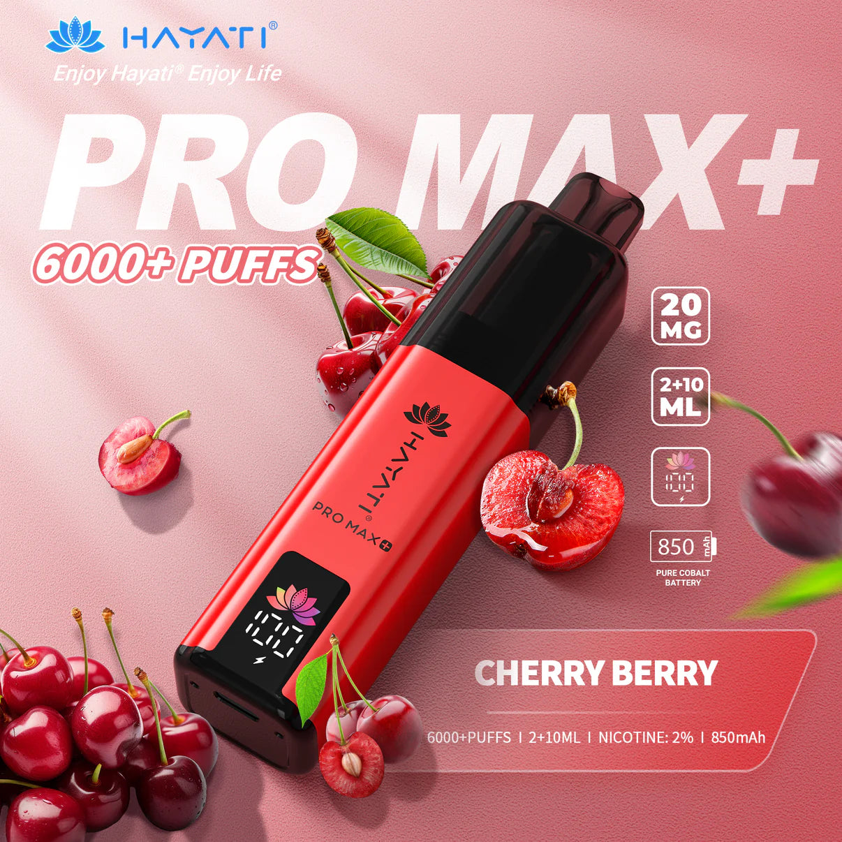 Hayati Pro Max+ 6000 Puffs Rechargeable Vape Pod (Pack of 5)