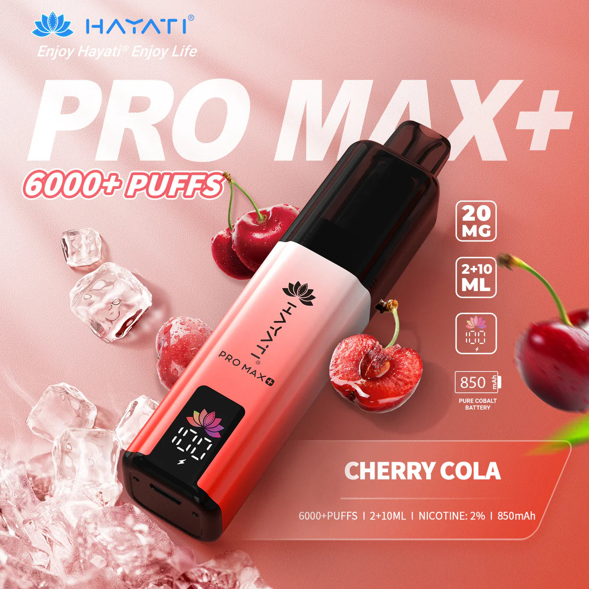 Hayati Pro Max+ 6000 Puffs Rechargeable Vape Pod (Pack of 5)