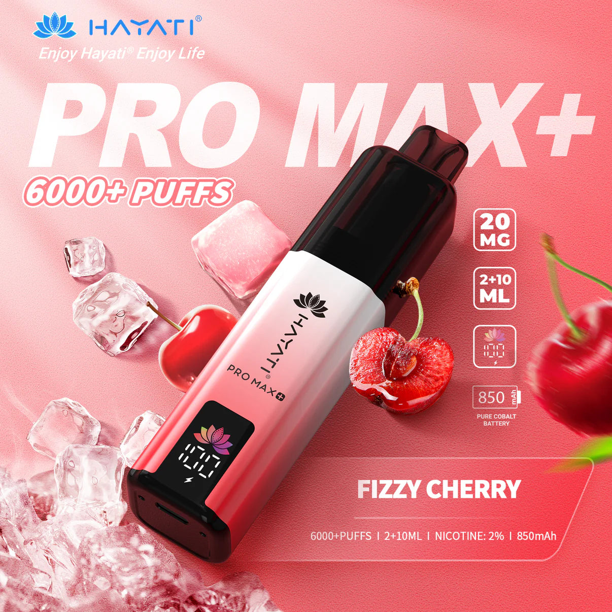 Hayati Pro Max+ 6000 Puffs Rechargeable Vape Pod (Pack of 5)