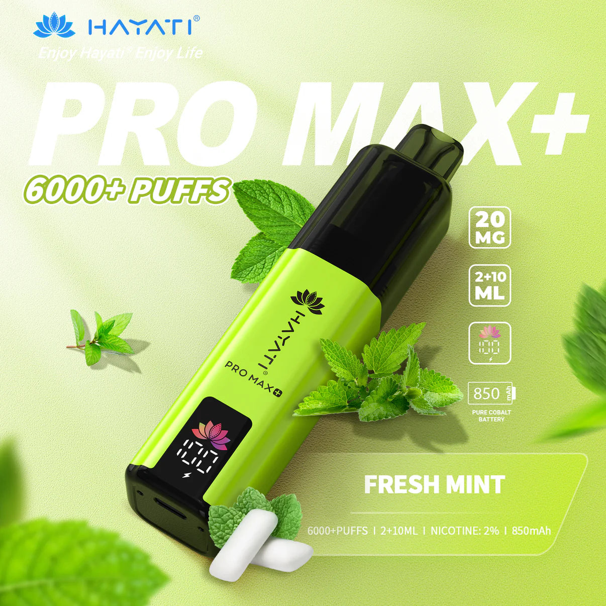Hayati Pro Max+ 6000 Puffs Rechargeable Vape Pod (Pack of 5)