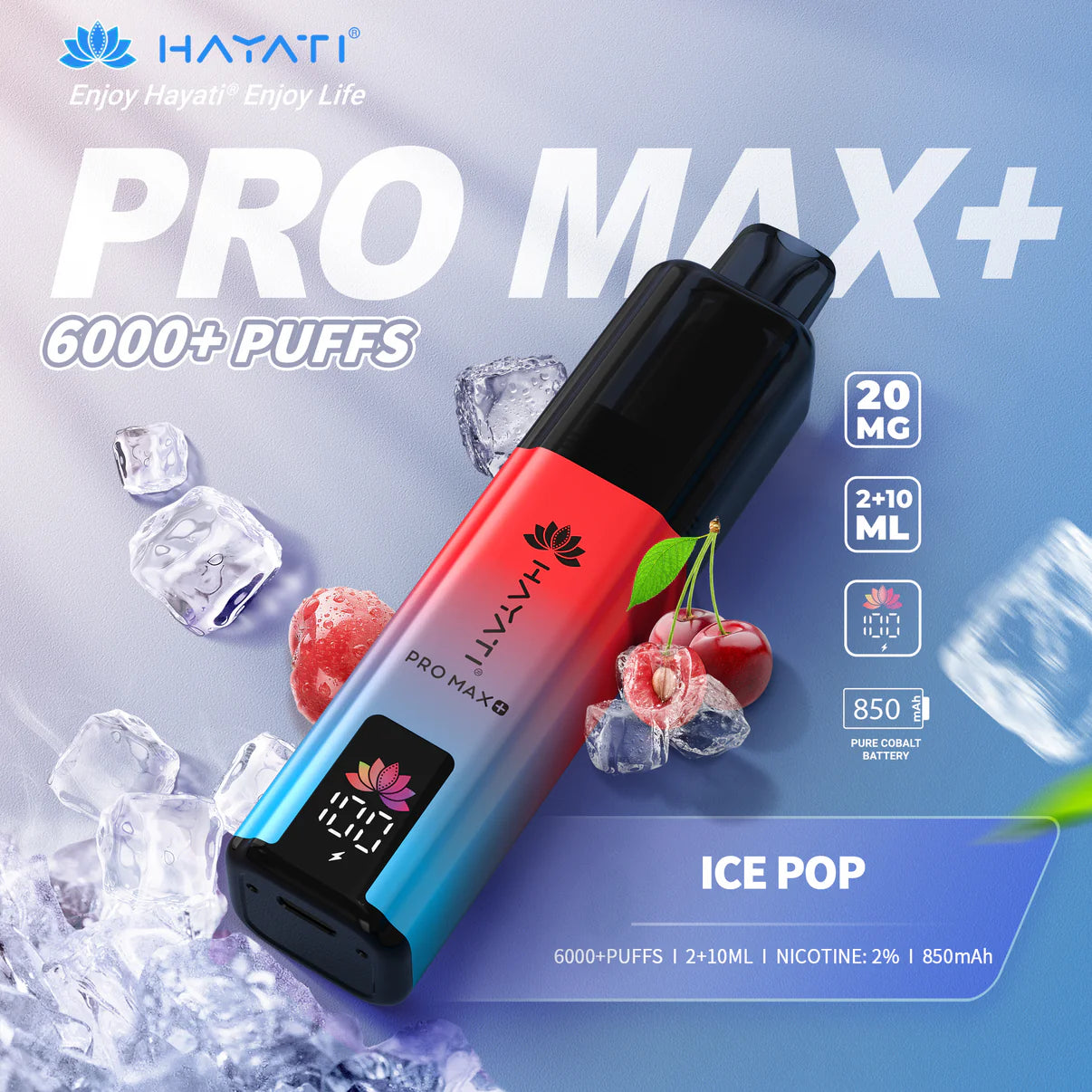 Hayati Pro Max+ 6000 Puffs Rechargeable Vape Pod (Pack of 5)