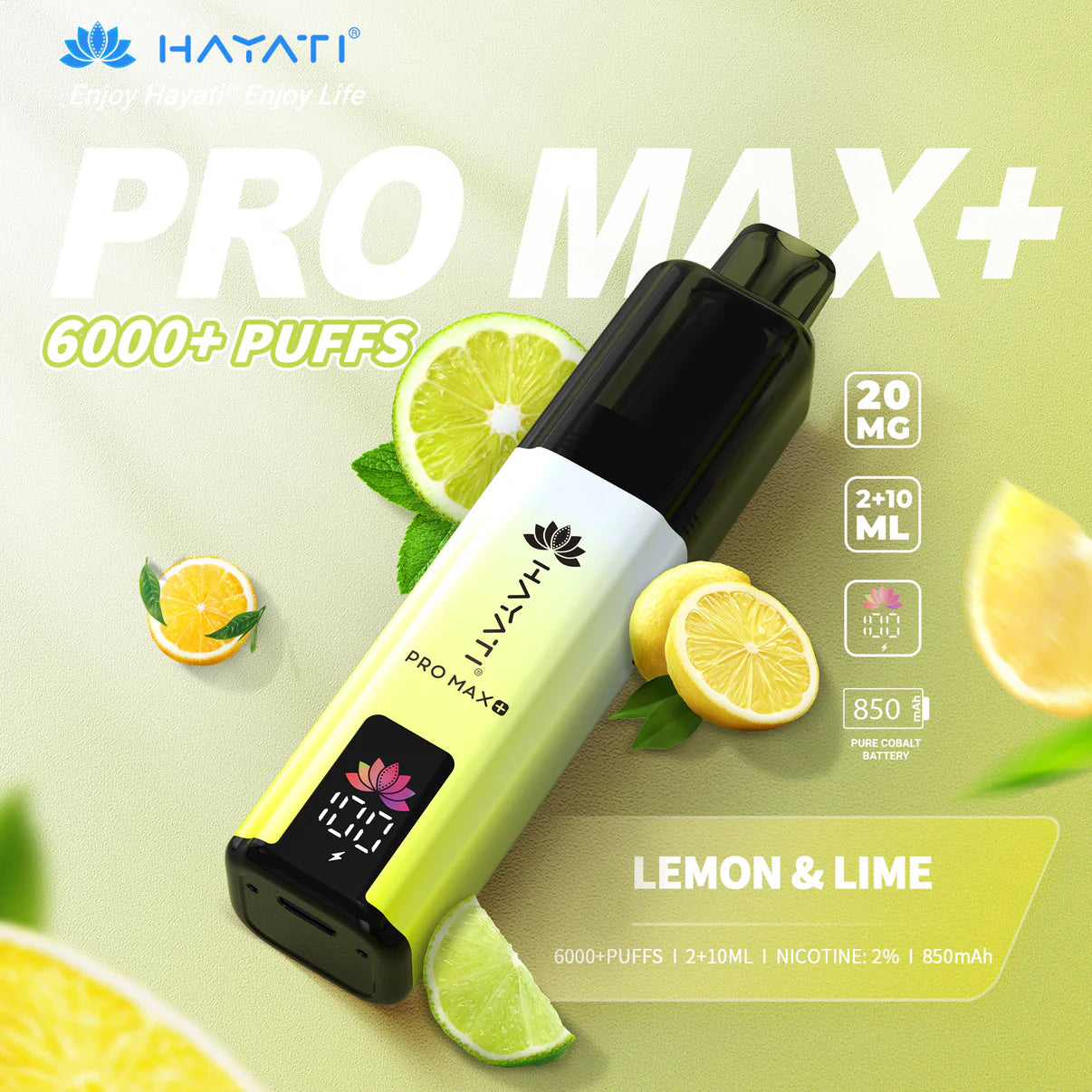 Hayati Pro Max+ 6000 Puffs Rechargeable Vape Pod (Pack of 5)