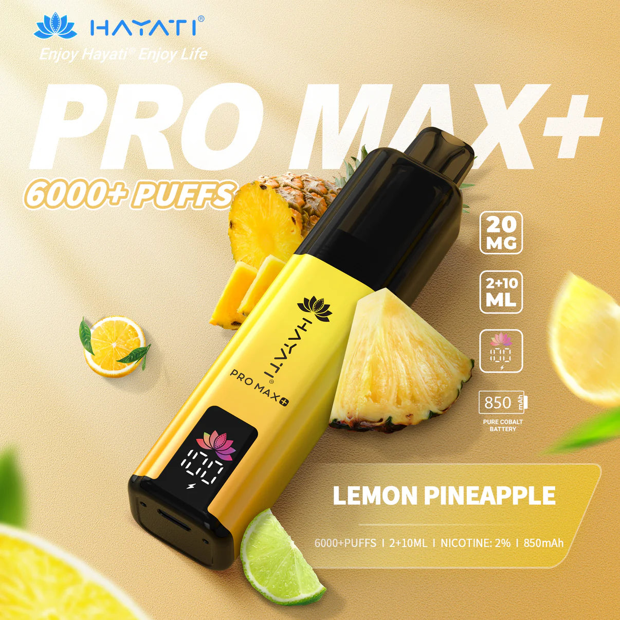 Hayati Pro Max+ 6000 Puffs Rechargeable Vape Pod (Pack of 5)