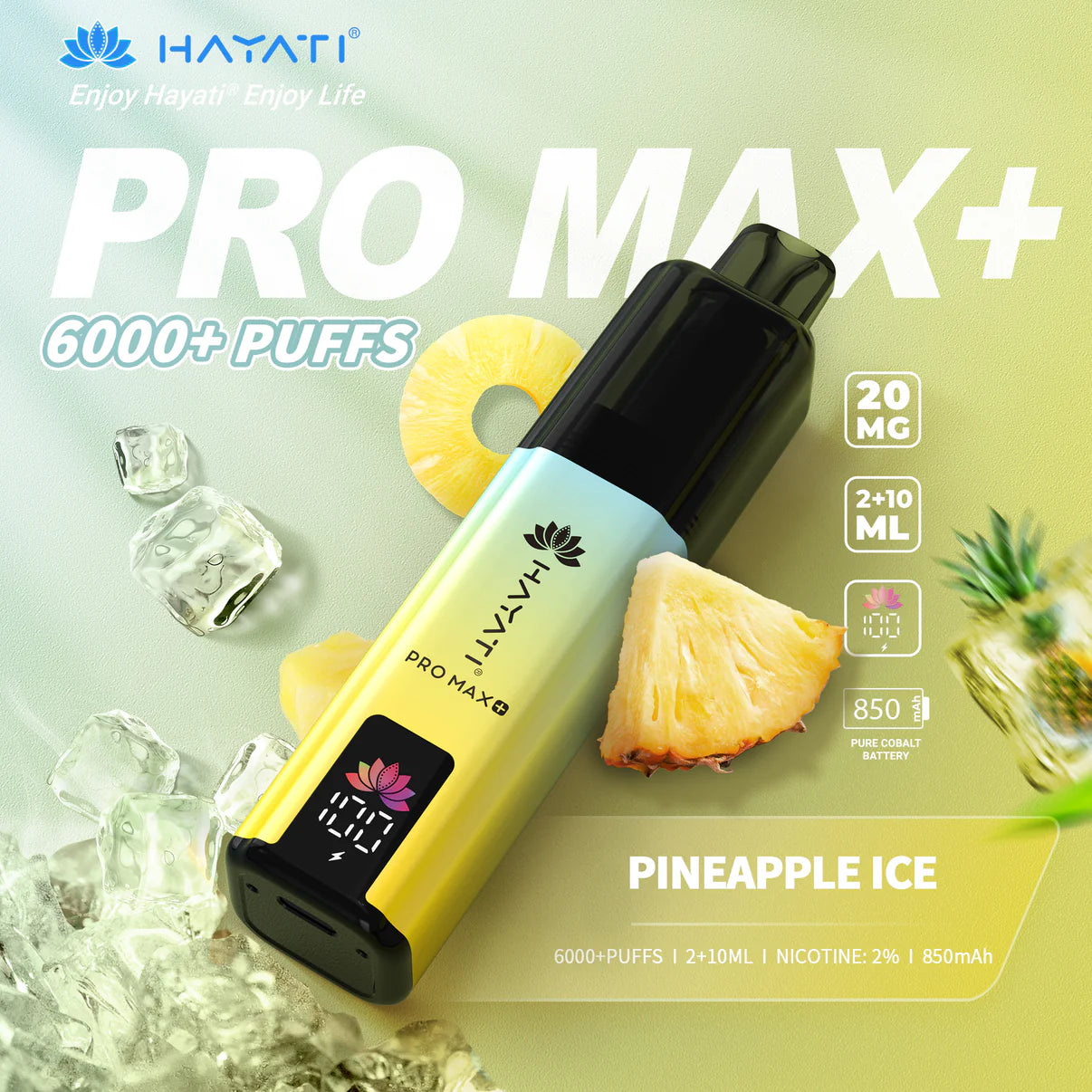 Hayati Pro Max+ 6000 Puffs Rechargeable Vape Pod (Pack of 5)