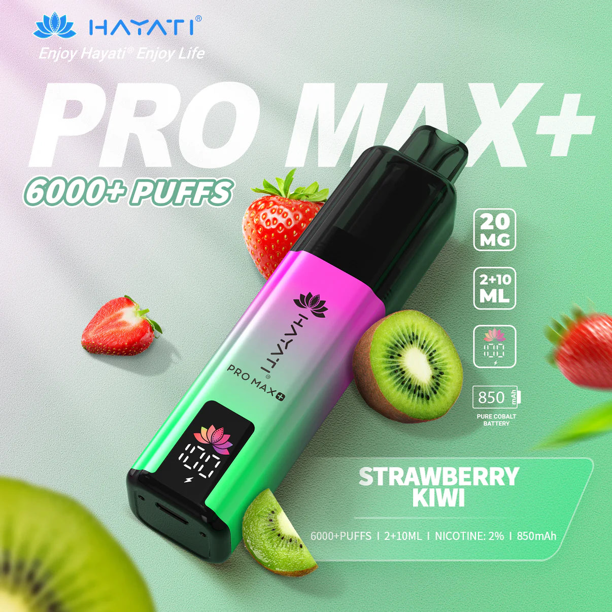 Hayati Pro Max+ 6000 Puffs Rechargeable Vape Pod (Pack of 5)