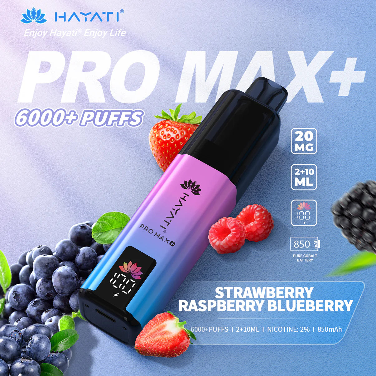 Hayati Pro Max+ 6000 Puffs Rechargeable Vape Pod (Pack of 5)