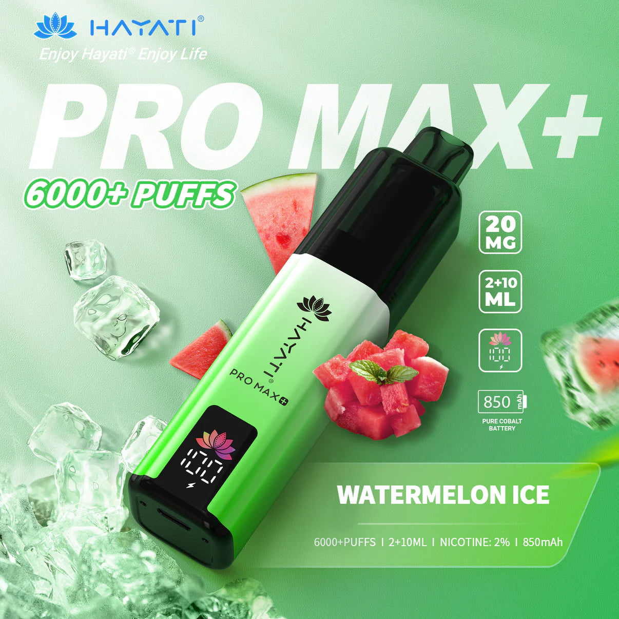 Hayati Pro Max+ 6000 Puffs Rechargeable Vape Pod (Pack of 5)