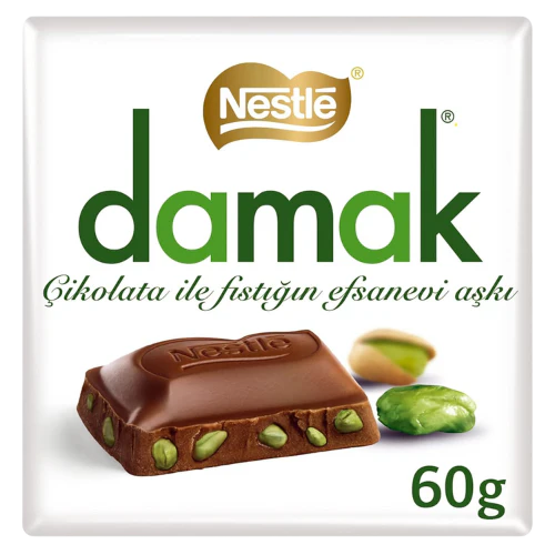 Nestle Damak Viral Dubai Inspired Chocolate Bar 60g (Pack of 6)