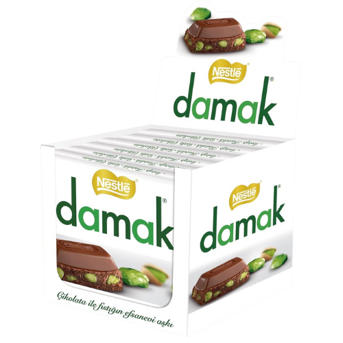 Nestle Damak Viral Dubai Inspired Chocolate Bar 60g (Pack of 6)