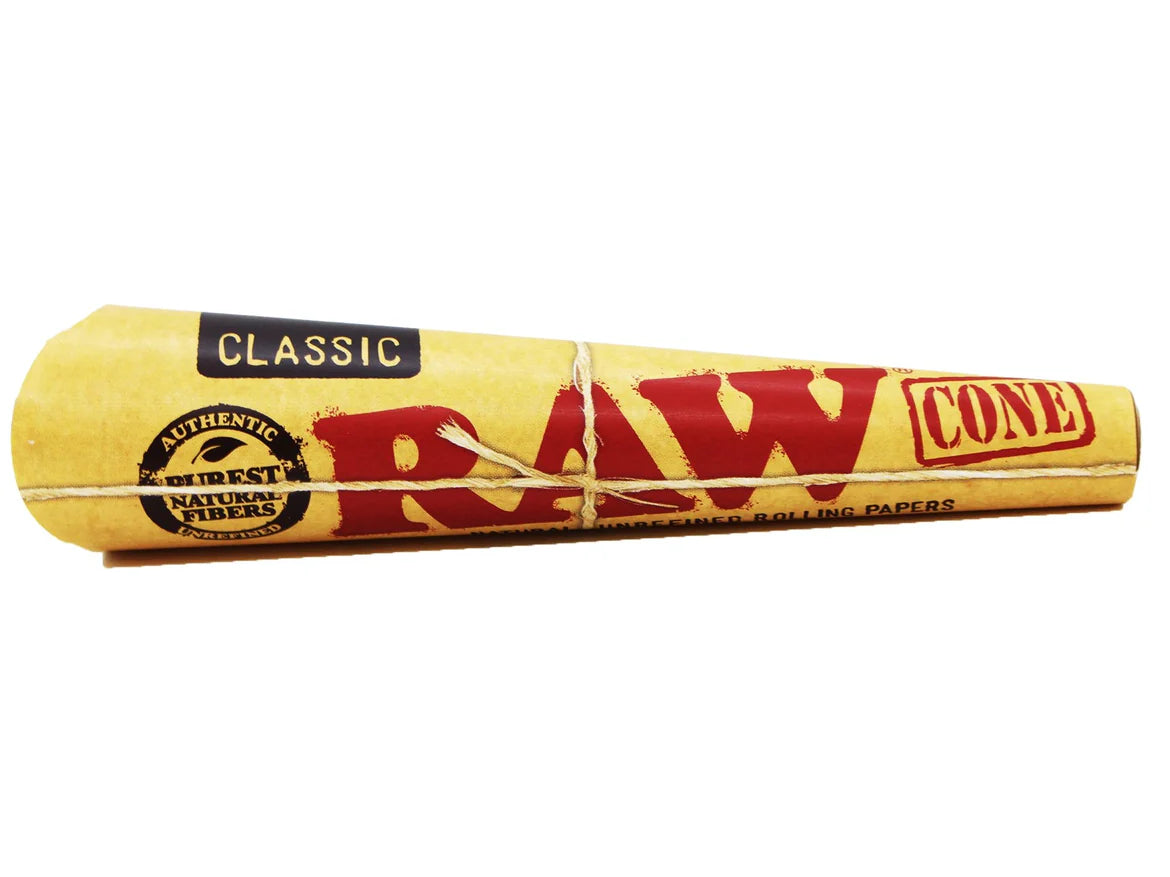 Raw 1 1/4 Pre Rolled Cones 6pc Per Pack