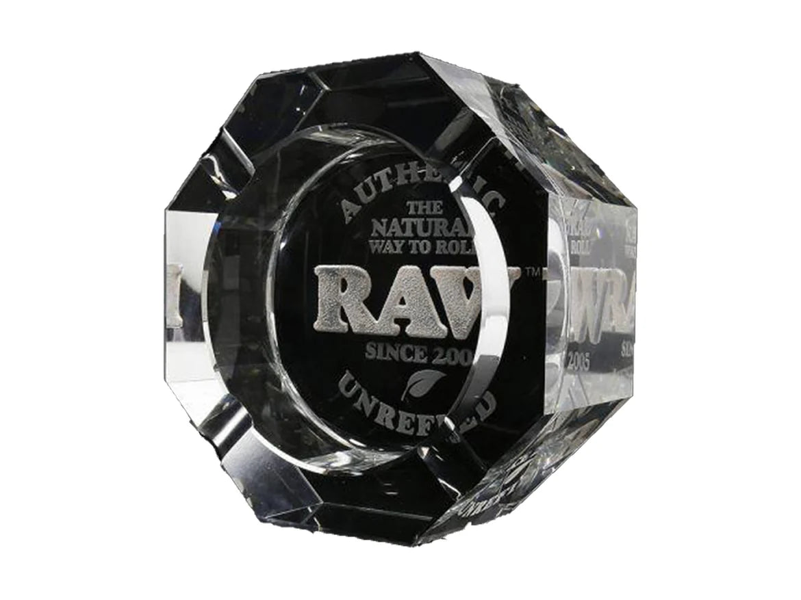 Raw Lead-Free Heavy Duty Crystal Glass Ashtray