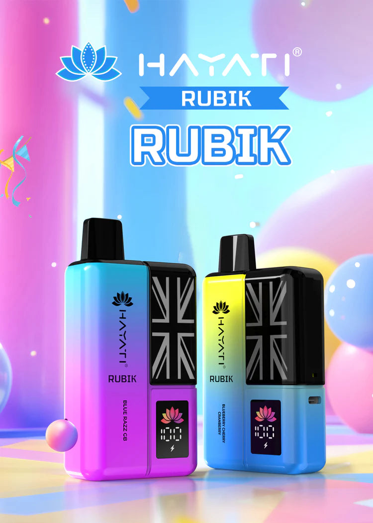 Hayati Rubik 7000+ Puff Rechargeable Vape Pod (Pack of 5)