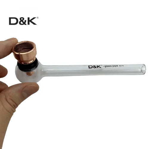 D&K High Quality Glass Smoking Pipe