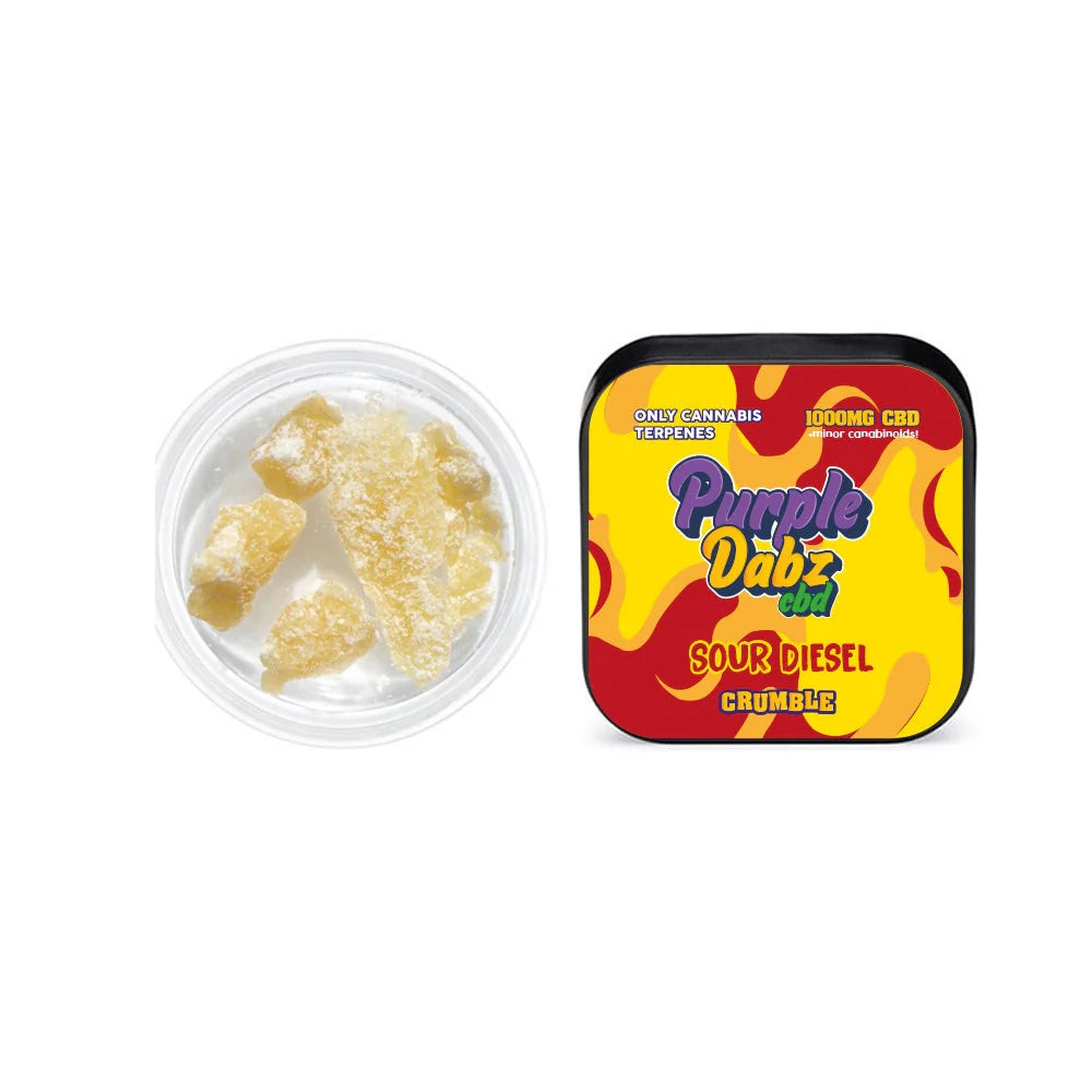 Purple Dabz 1000mg CBD Crumble 1g