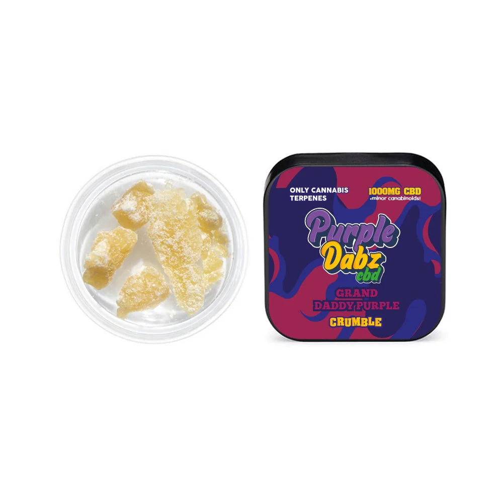 Purple Dabz 1000mg CBD Crumble 1g