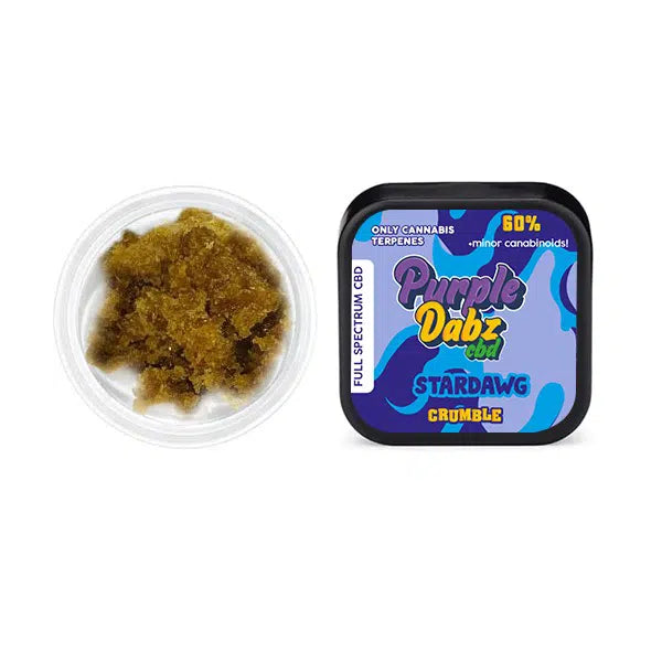 Purple Dabz 1000mg CBD Crumble 1g