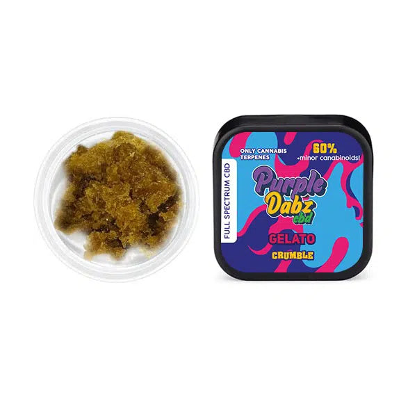 Purple Dabz 1000mg CBD Crumble 1g