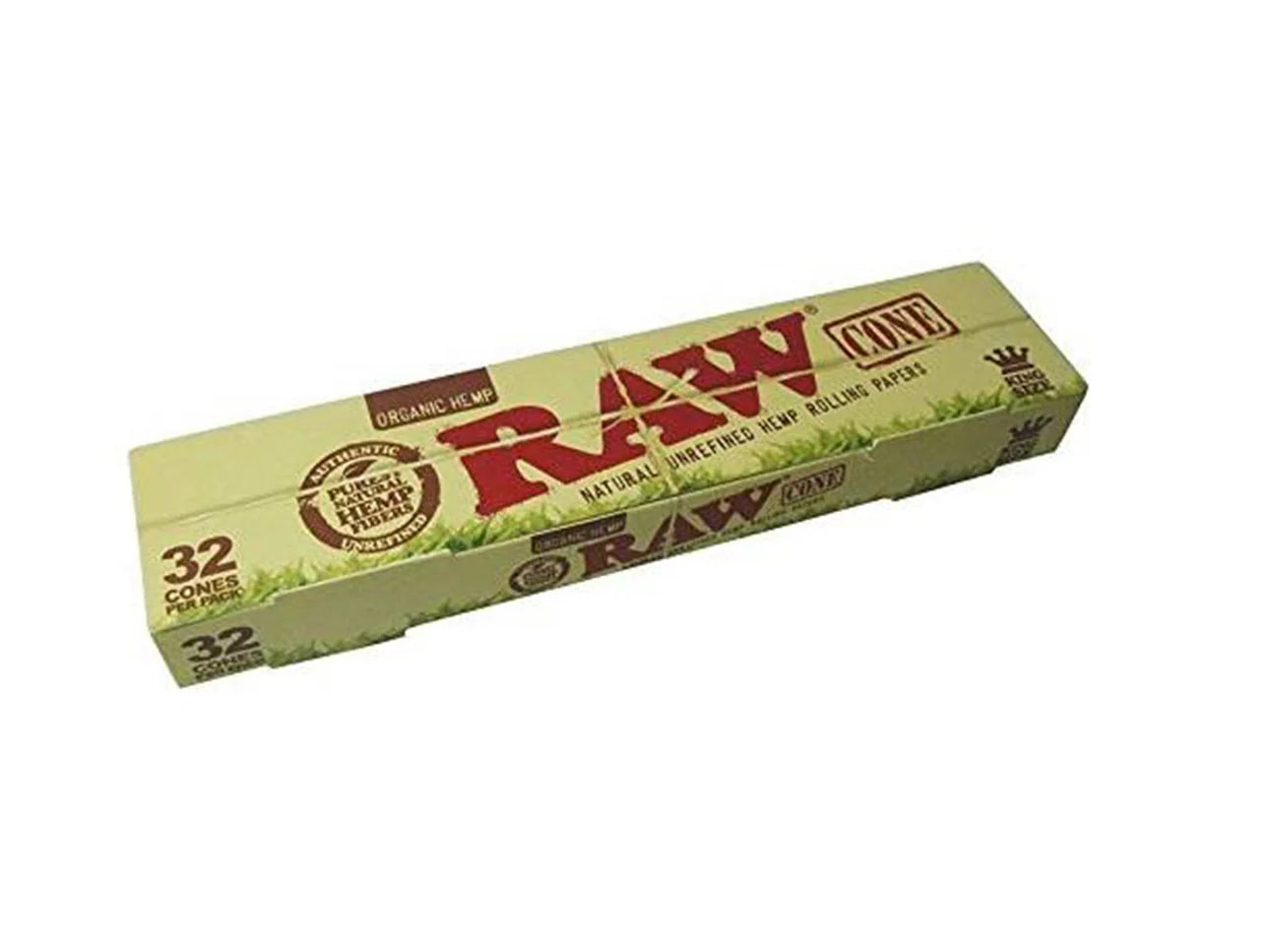 Raw King Size Pre Rolled Cones 32pc