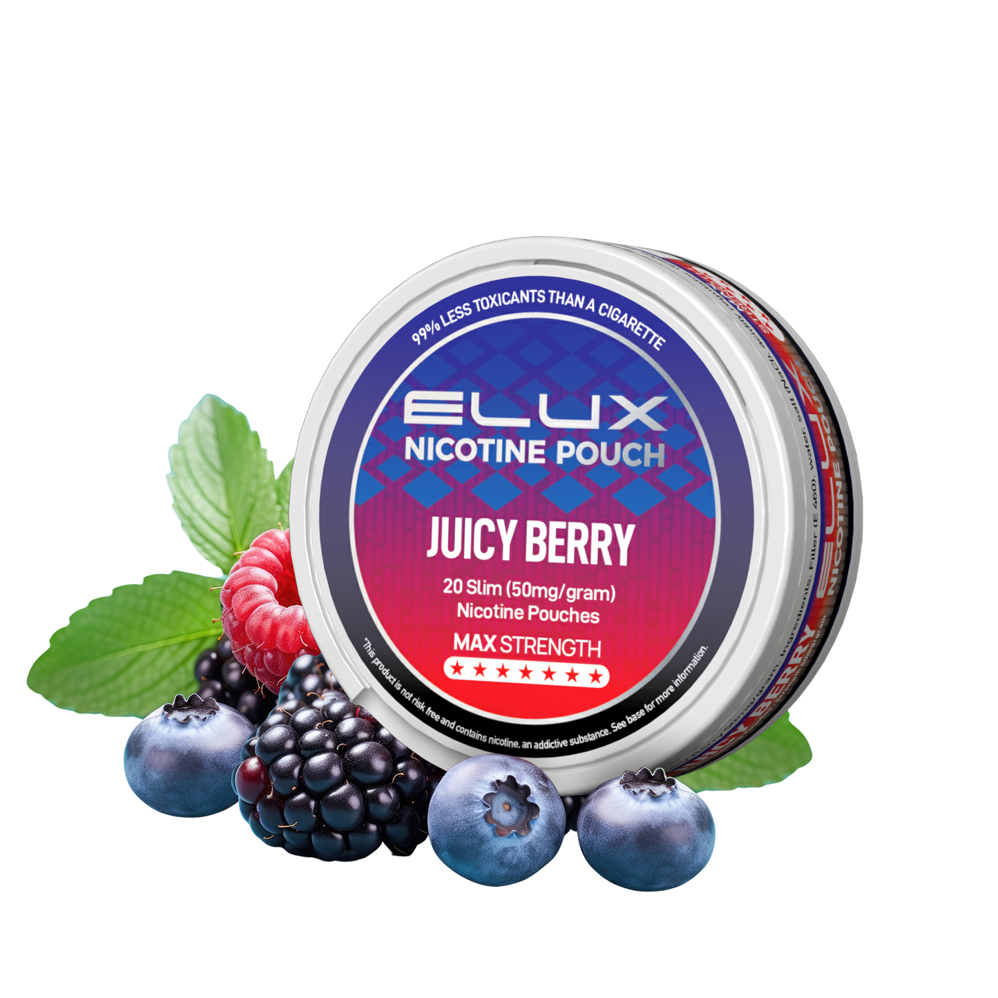 Elux Nicotine Pouches Nicopods Snus 50mg Max Strength Various Flavours (Pack of 10)