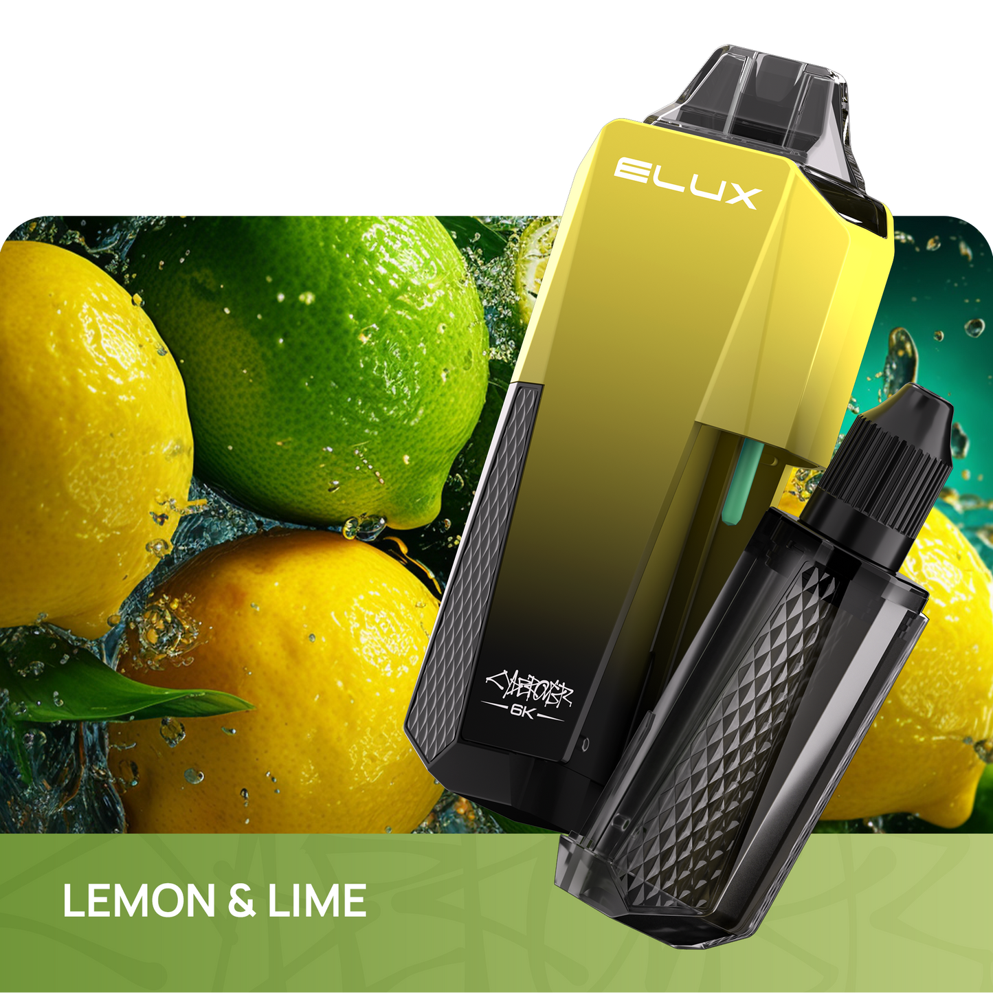 Elux Cyberover 6000 Puff Rechargeable Vape (Pack of 10)