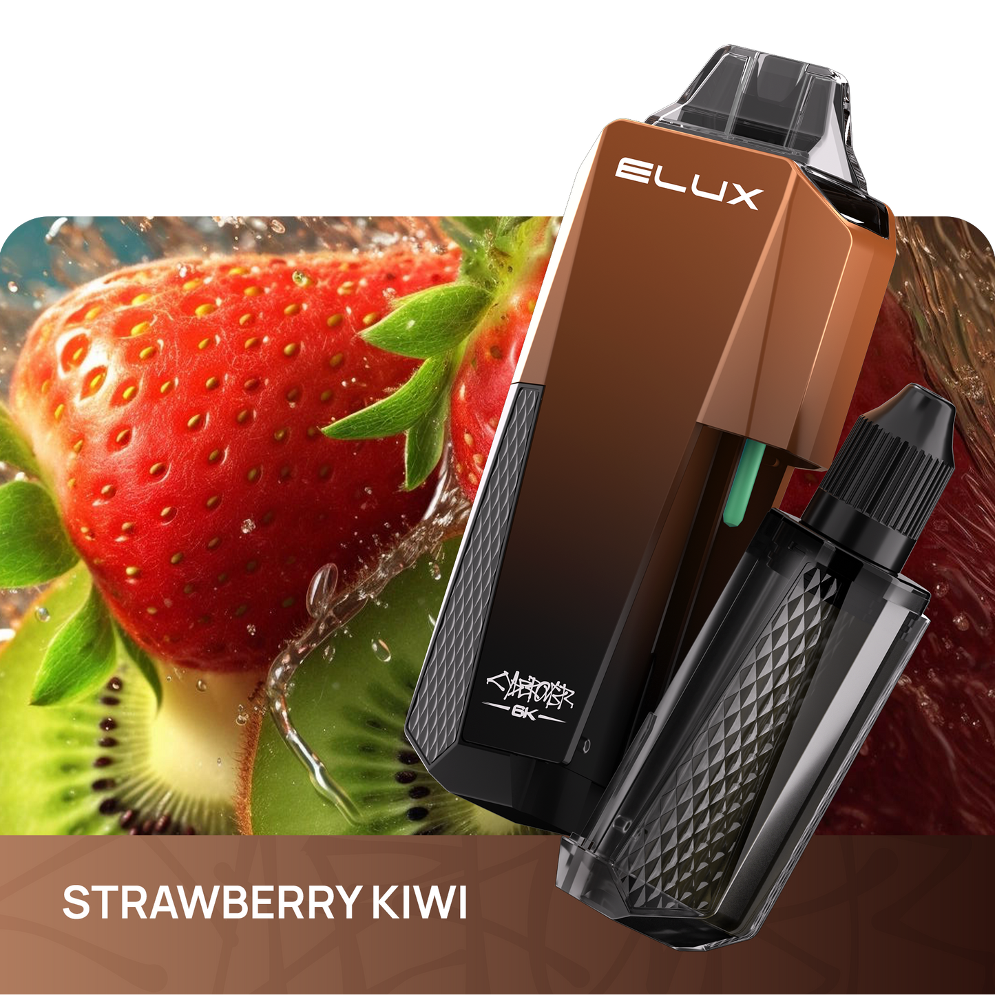 Elux Cyberover 6000 Puff Rechargeable Vape (Pack of 10)