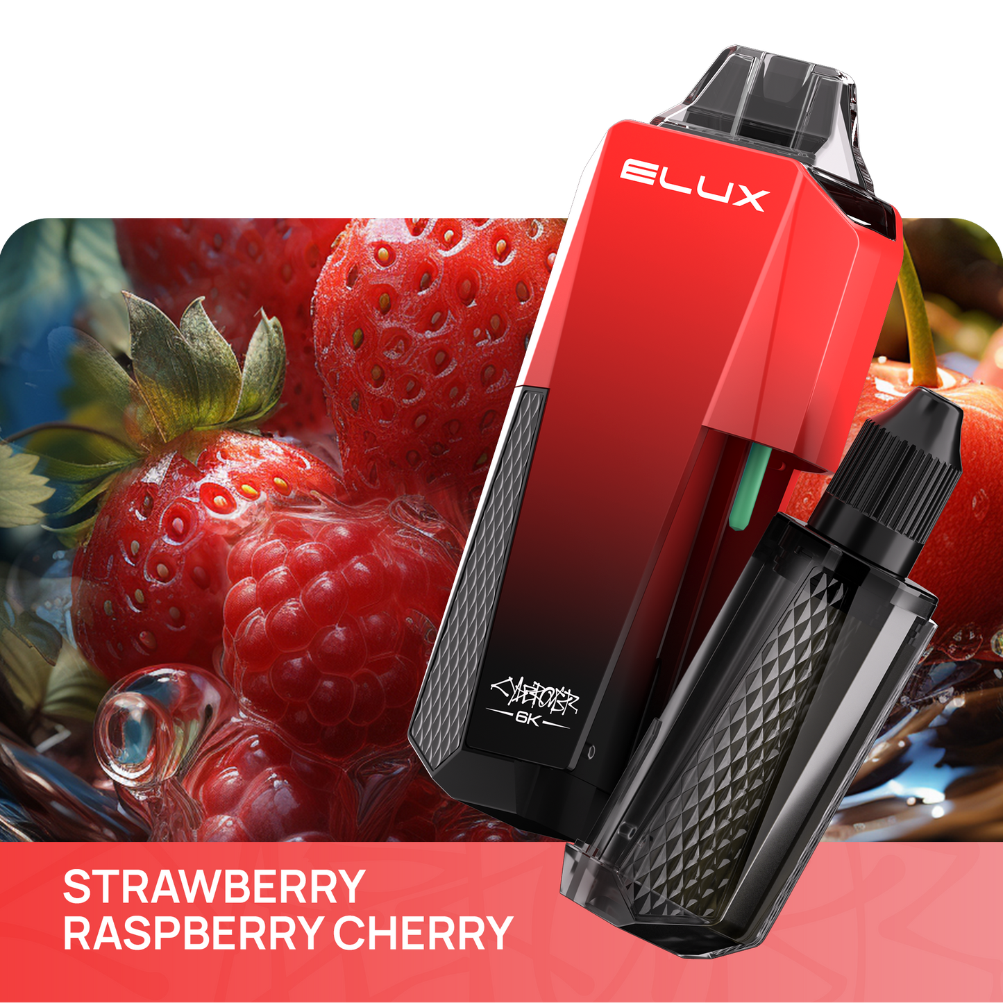 Elux Cyberover 6000 Puff Rechargeable Vape (Pack of 10)