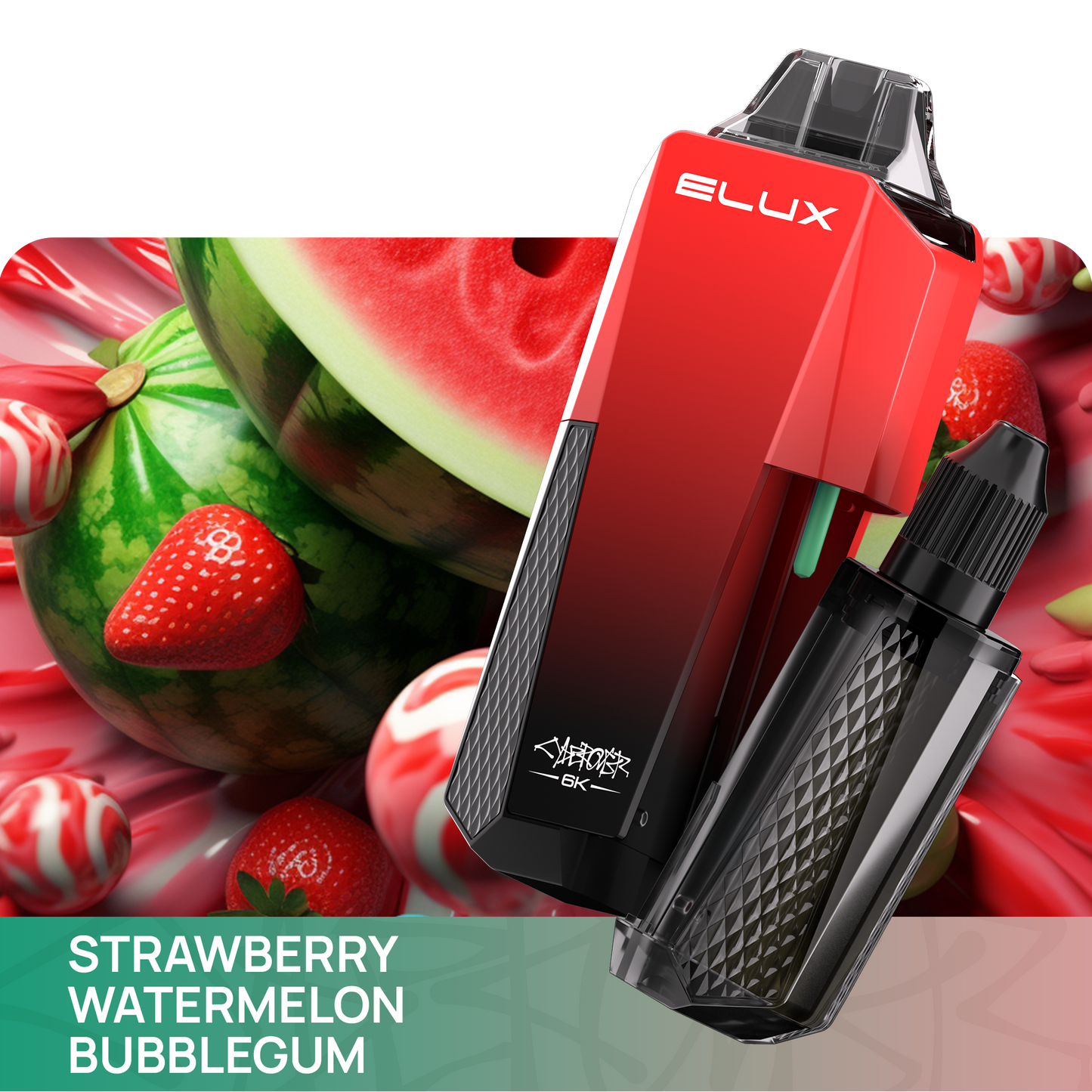 Elux Cyberover 6000 Puff Rechargeable Vape (Pack of 10)