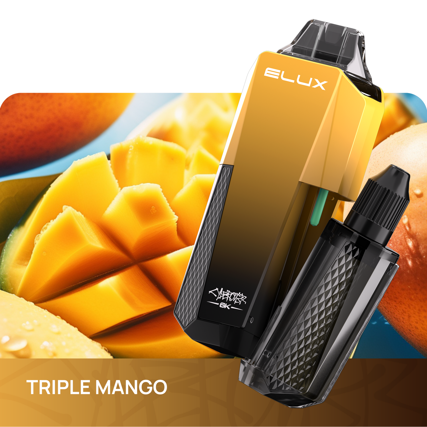 Elux Cyberover 6000 Puff Rechargeable Vape (Pack of 10)