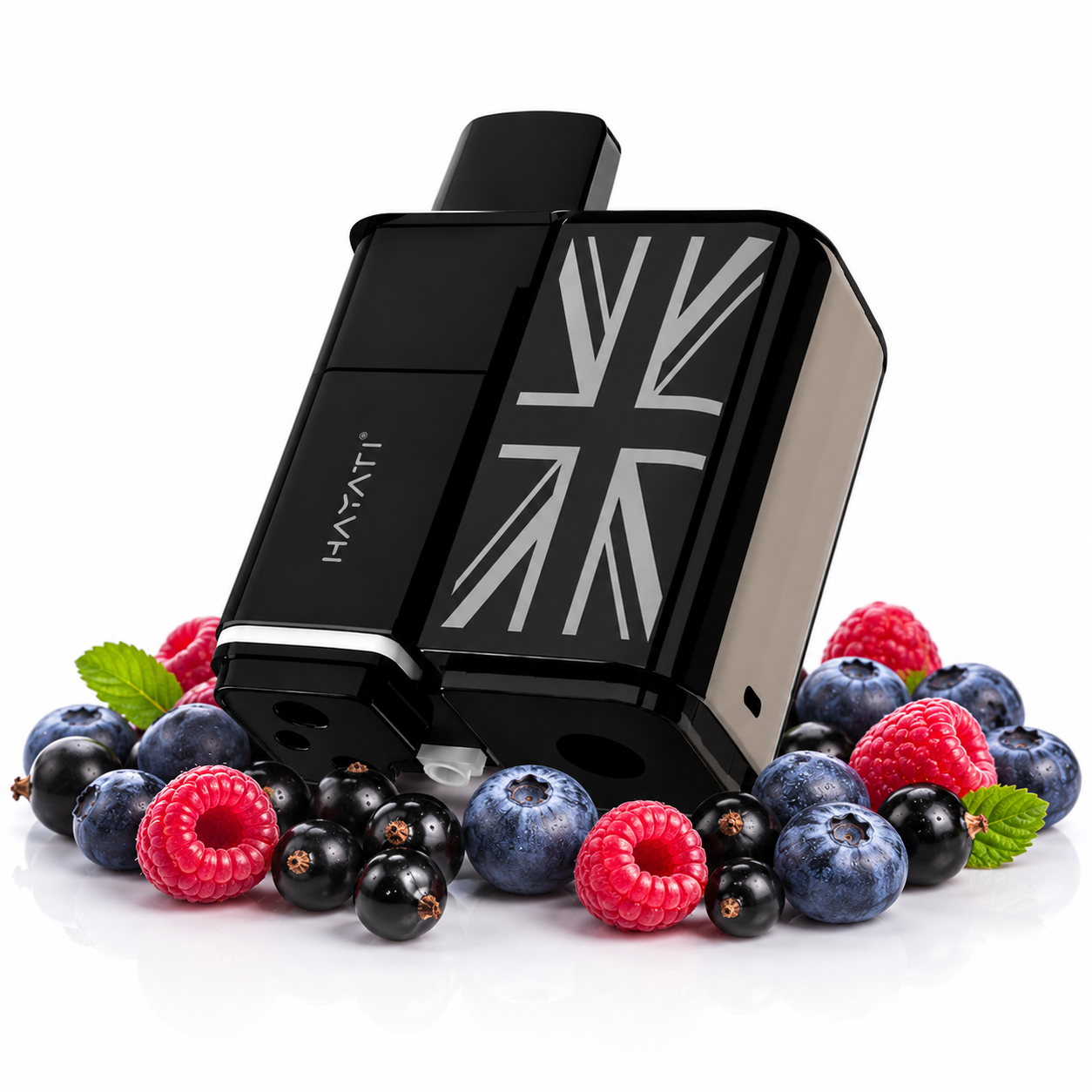 Hayati Rubik Replacement Pods – Refillable Vape Pod Cartridges on a pure White Background.