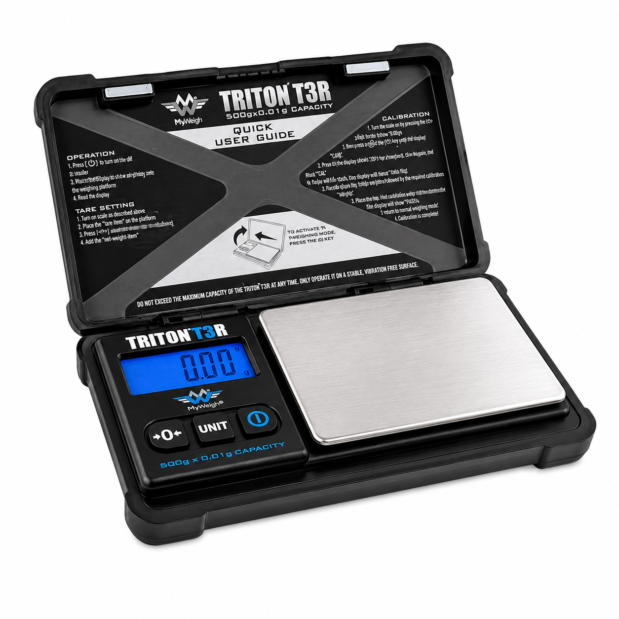My Weigh Triton T3R 500g x 0.01g Mini Digital Scale - Rugged Precision Pocket Scale