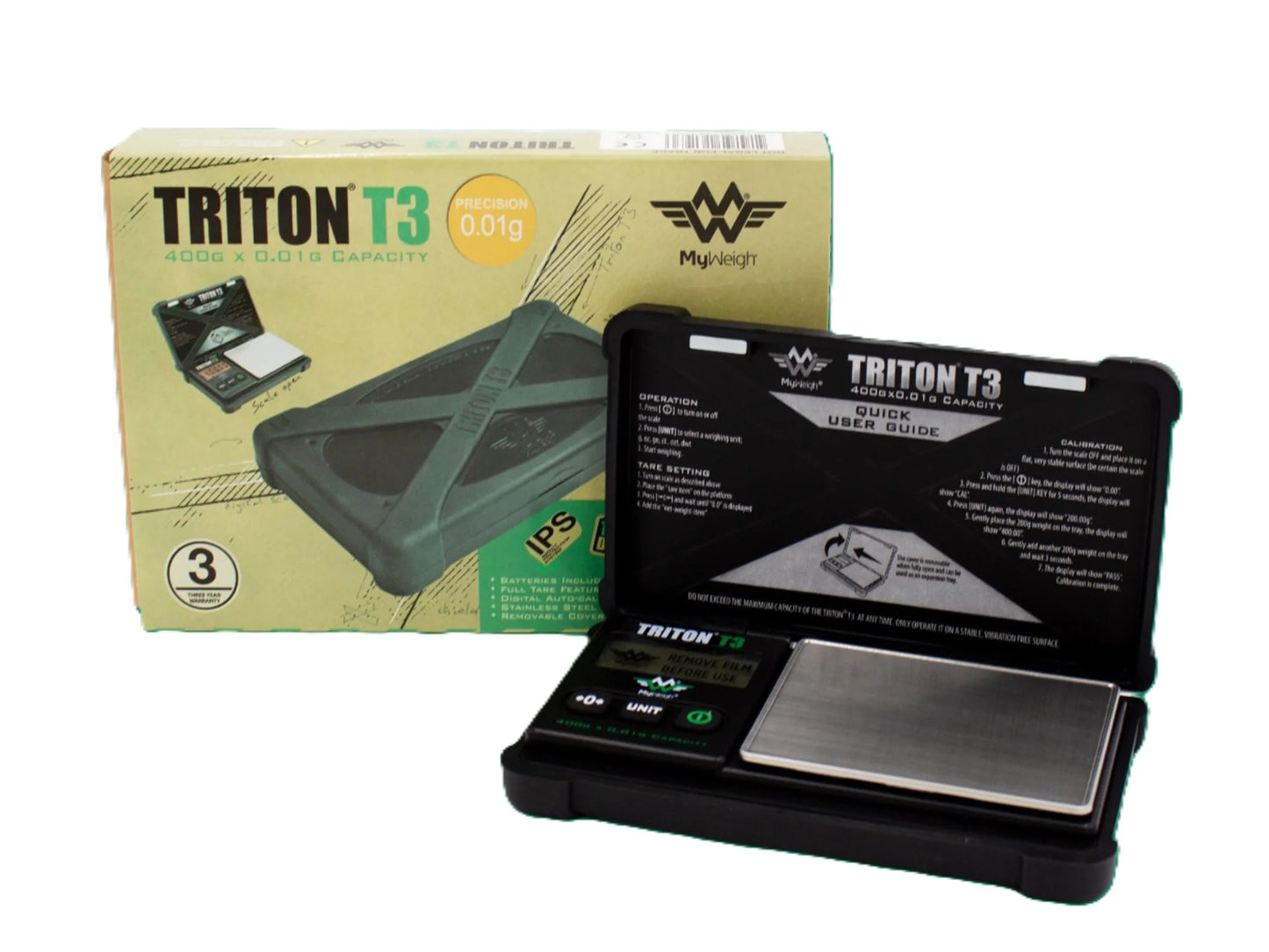 My Weigh Triton T3 400g x 0.01g Mini Digital Scale