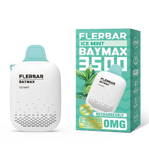 0% Flerbar Baymax 3500 Disposable Vape Pod (BOX OF 5)