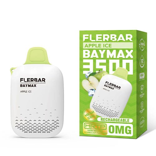 0% Flerbar Baymax 3500 Disposable Vape Pod (BOX OF 5)