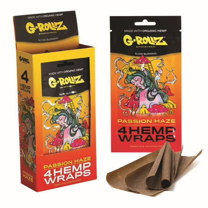 G Rollz Organic Wraps Slow Burning 4 In 1 Pack Various Flavours