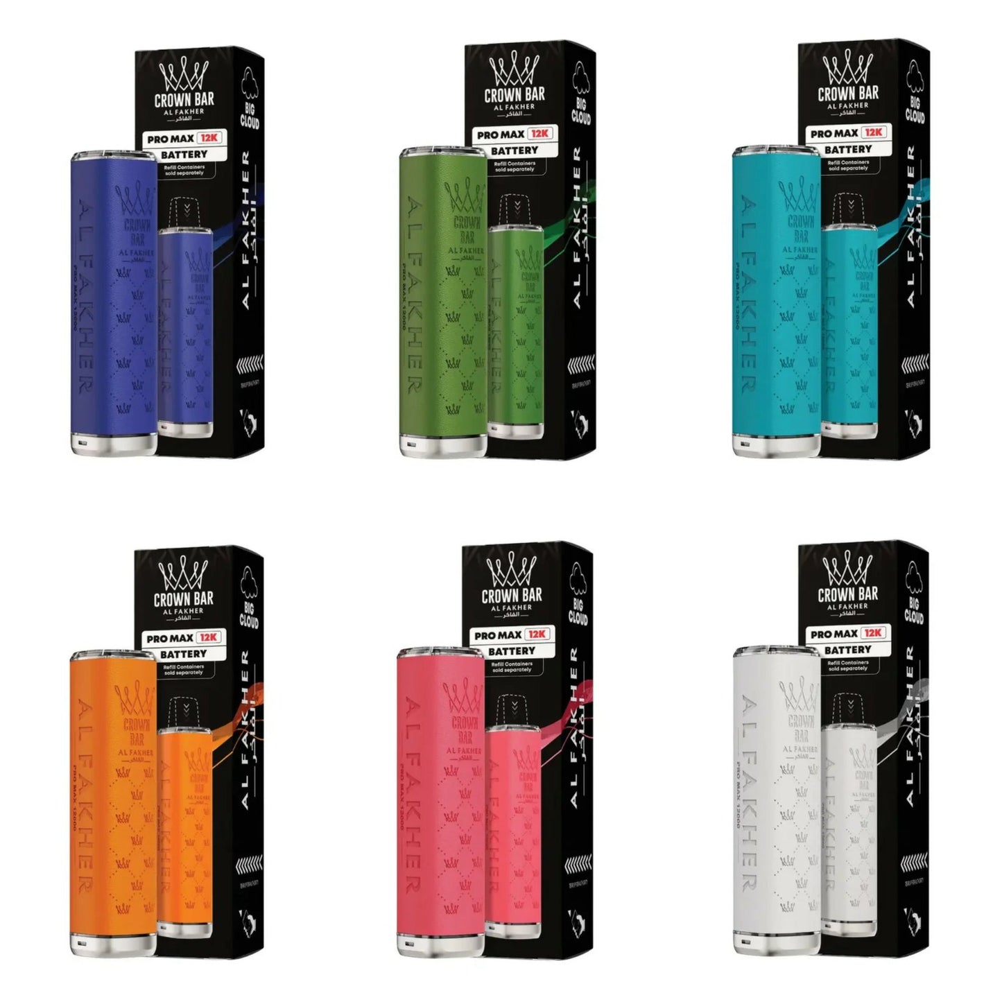 Al Fakher Crown Bar Pro Max 12k Battery