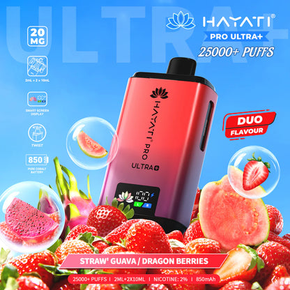 Hayati Pro Ultra+ 25,000 Puffs Rechargeable Vape Pod (Pack of 5)