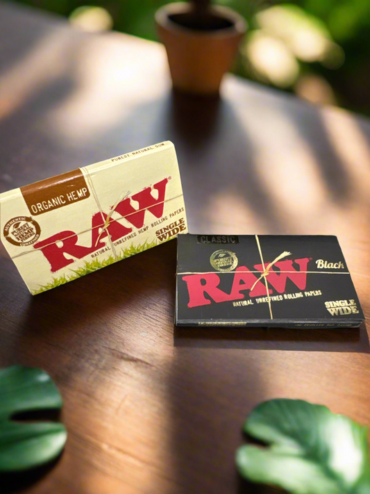 Raw Natural Rolling Papers Single Wide